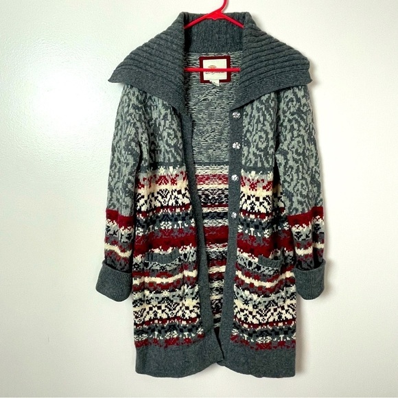 : Bob Timberlake Wool Blend Cardigan Sweater – Snap Closure – Size Small - Picture 1 of 11